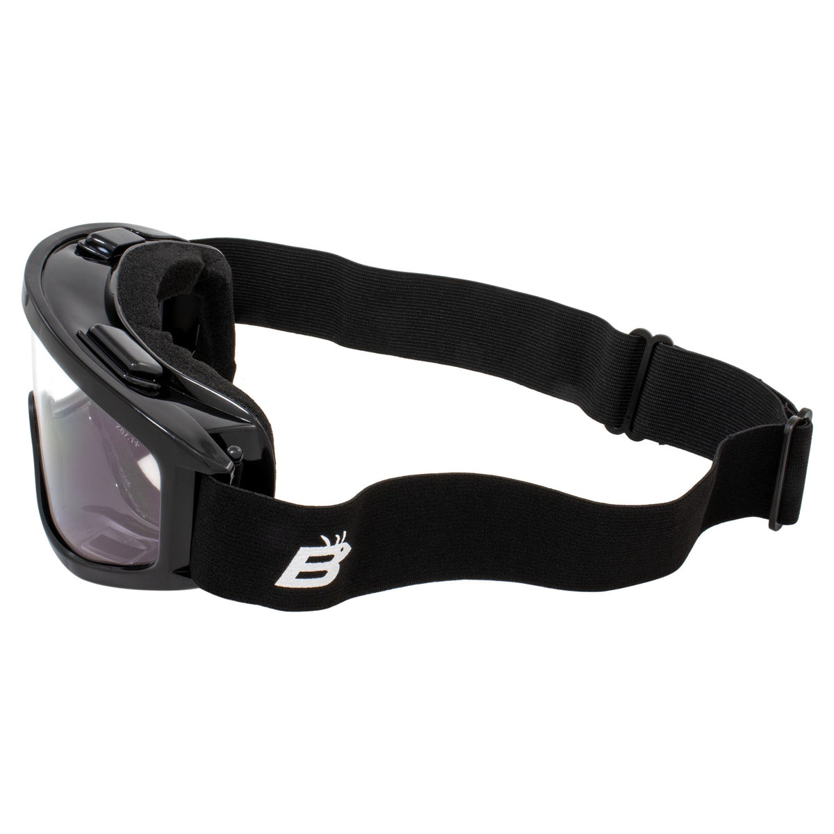 Motorcycle Goggles Fit Over Glasses Anti-Fog Shatterproof UV400 Clear Lenses