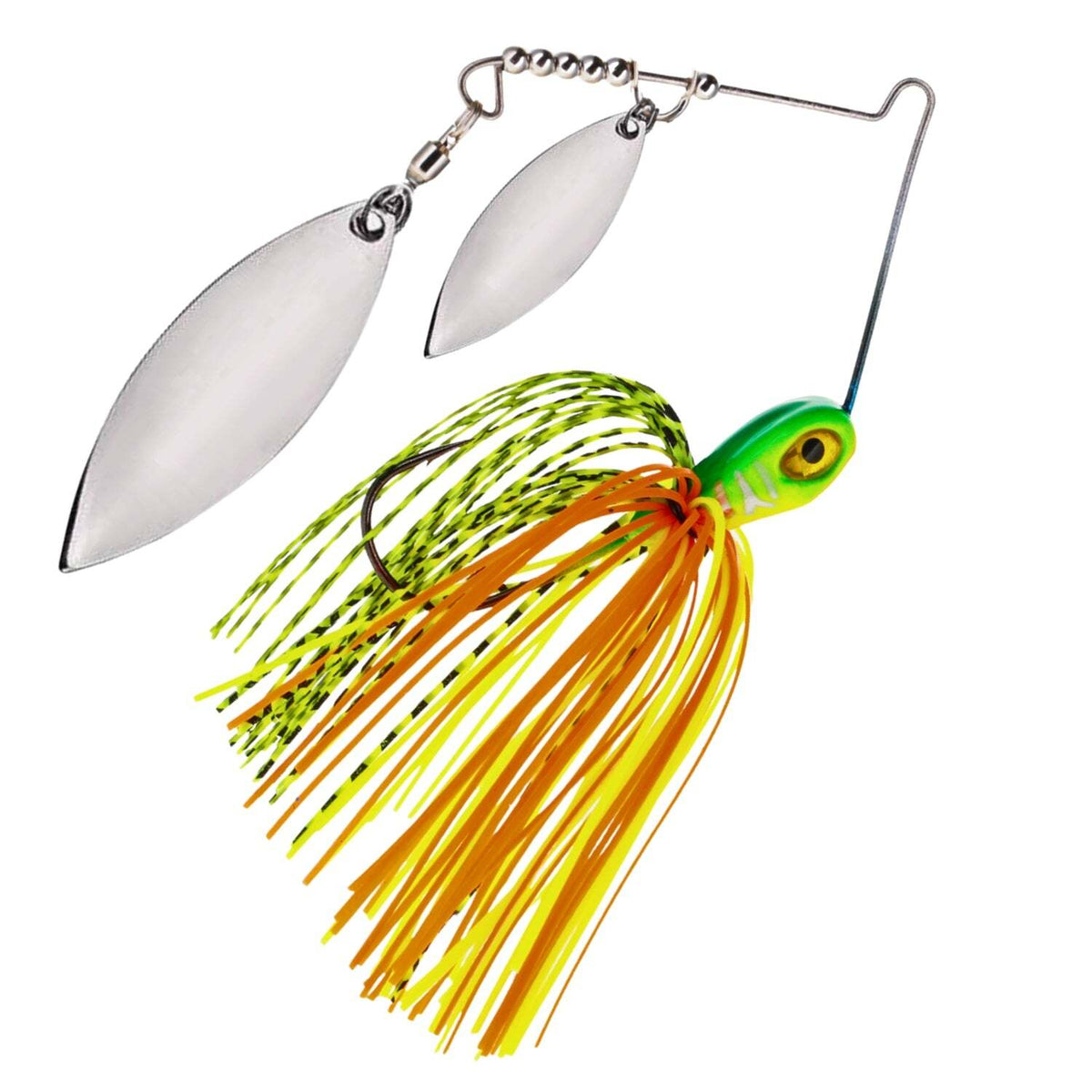 Spinnerbait Fishing Lure 3-Pack Double Willow Blade Bass Tackle Set