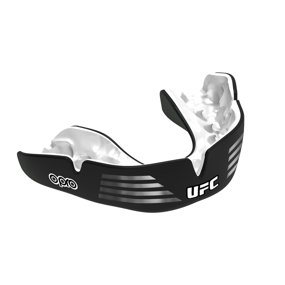 Adult Custom-Fit Mouth Guard for UFC Boxing & Martial Arts - Silver/Black