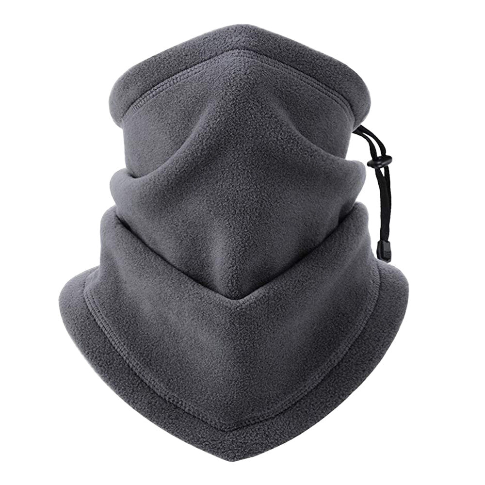Fleece Neck Warmer Gaiter Winter Balaclava Ski Mask with Adjustable Strap