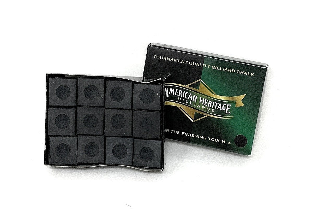 Multi-Color Pool Cue Chalk 12-Pack | Standard Cue Chalk Cubes for All Cues