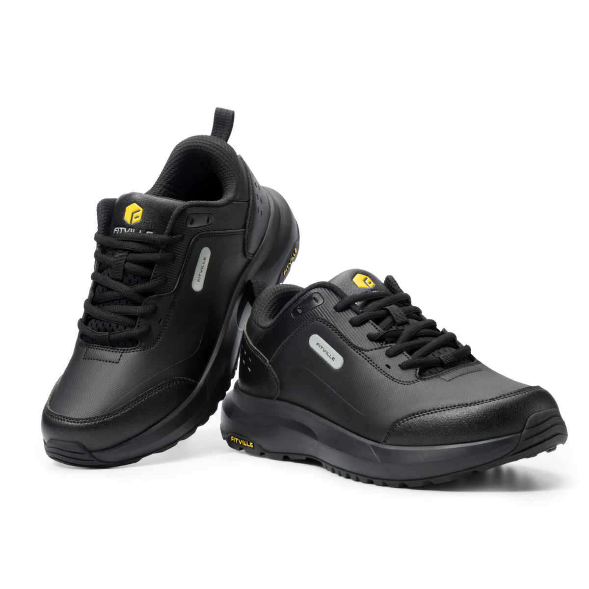Men's Hiking Shoes Waterproof Wide Fit Outdoor Walking Sneakers