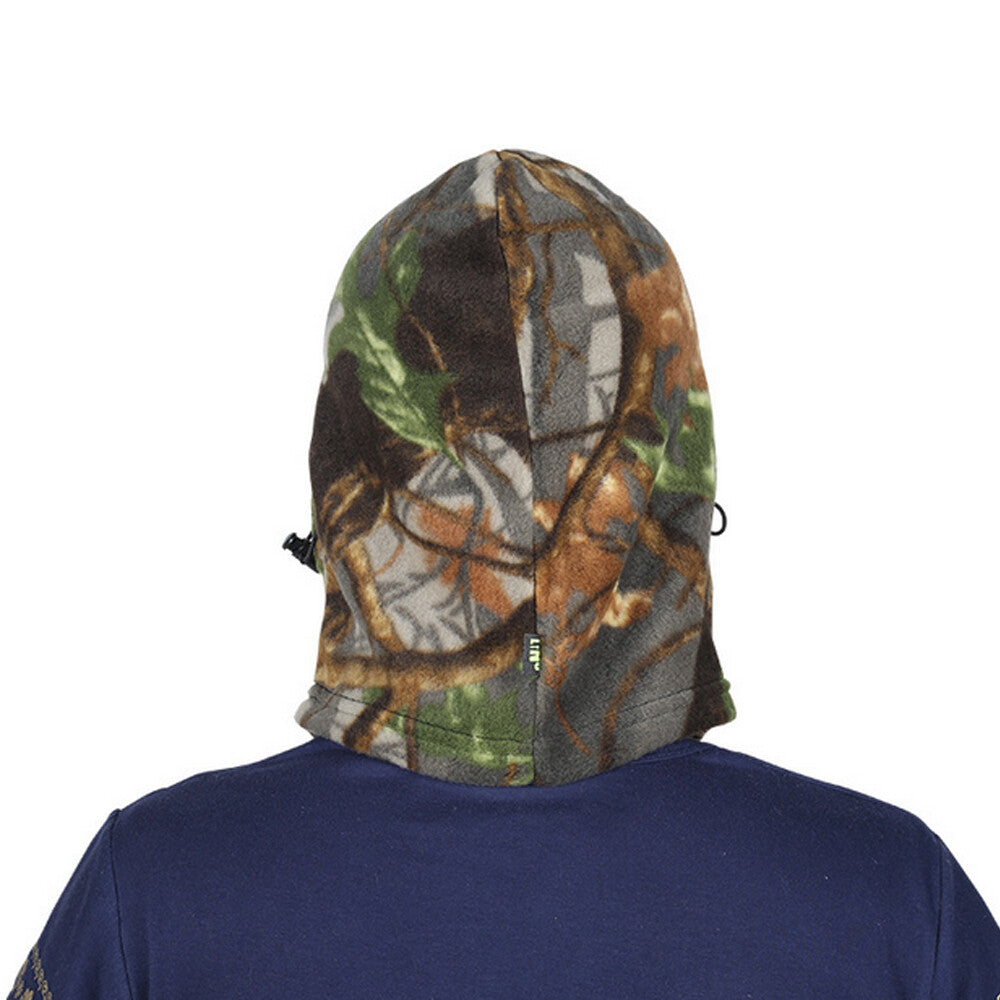 Unisex Winter Balaclava Face Mask with Camo Pattern - Windproof Fleece Hat Hood for Hunting & Skiing