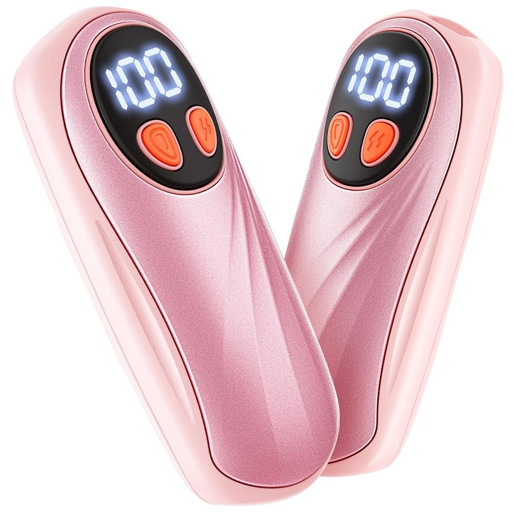 Rechargeable Hand Warmers 6000mAh - 5 Level Portable Pocket Heater Set