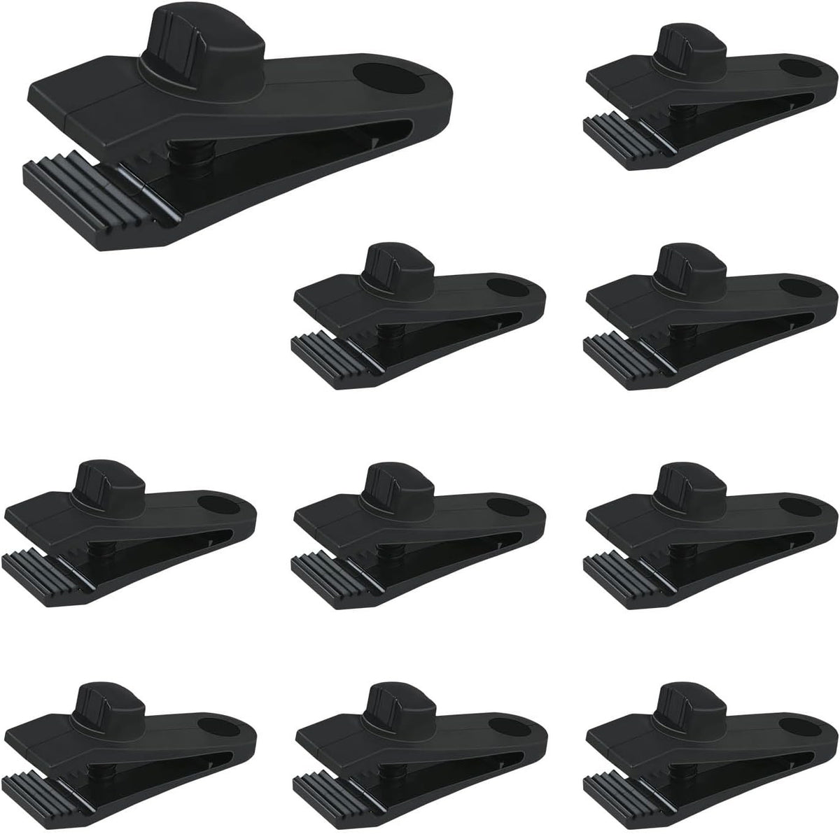 Heavy Duty Tarp Clips Set for Pool Car Boat Covers - Lock Grip Fasteners