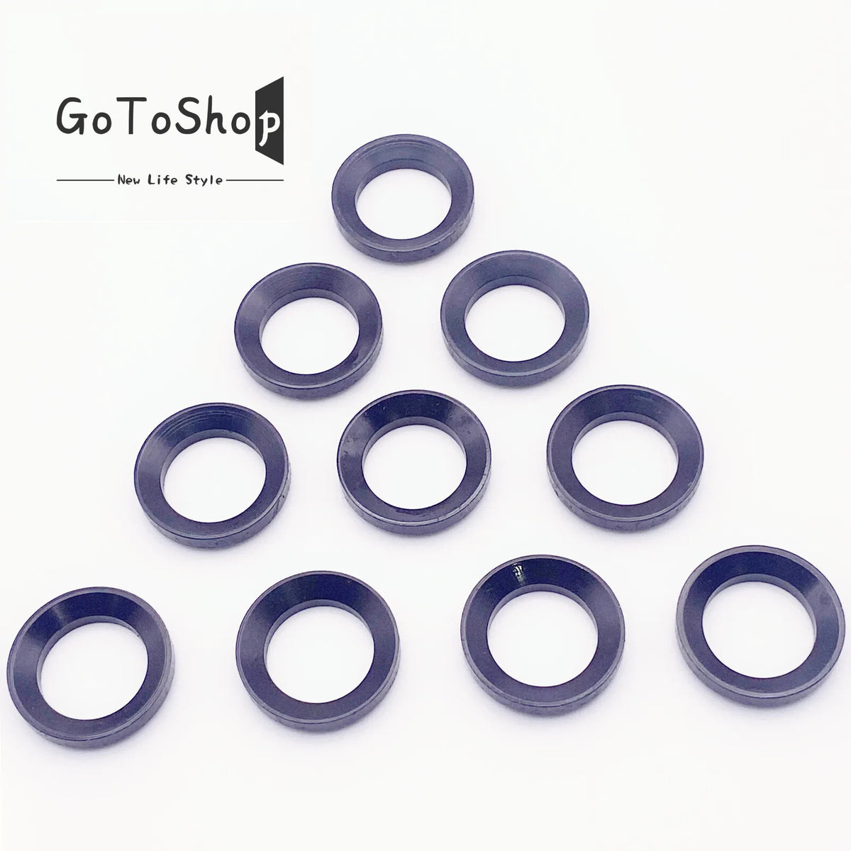 10 Pack Steel Crush Washers 5/8x24 TPI for Automotive & Machinery