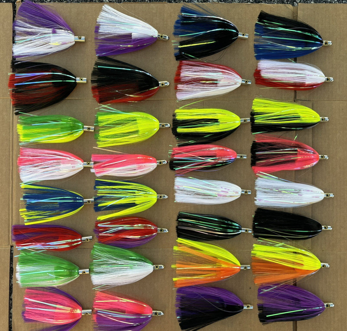 Offshore Fishing Lures Trolling Skirts for Mahi Tuna Sailfish Marlin Wahoo - Multiple Styles