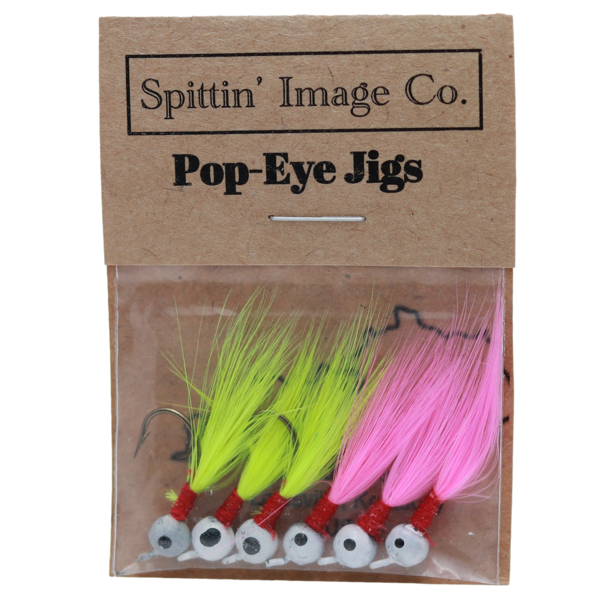 Artificial Fishing Jigs - 1/20 oz Flies with Hand Tied Feathers - 6 Pack