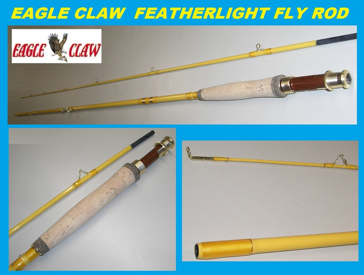 Fly Fishing Rod 7' Featherlight 4 Line Weight Two-Piece Yellow