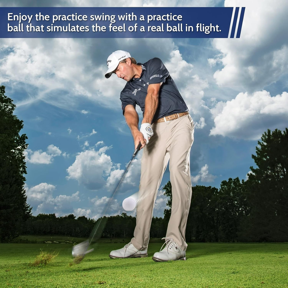 Foam Golf Balls 20 Pack - Practice Balls for Indoor & Outdoor Golf, 41mm