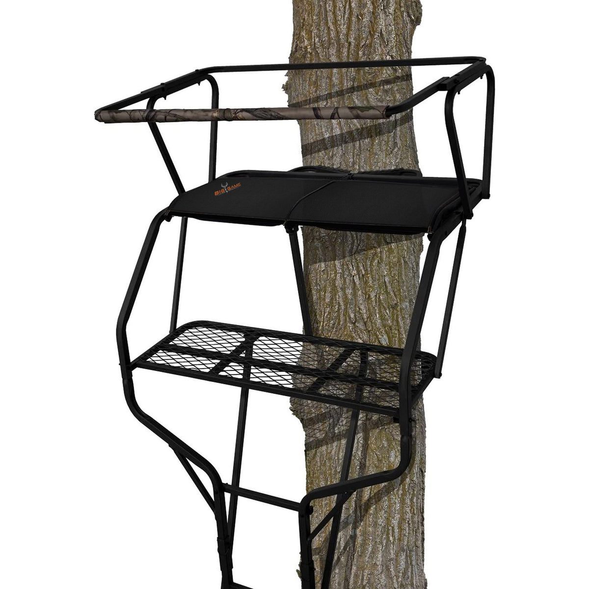 Big Game Guardian XLT 18ft 2-Person Climbing Tree Stand for Deer Hunting