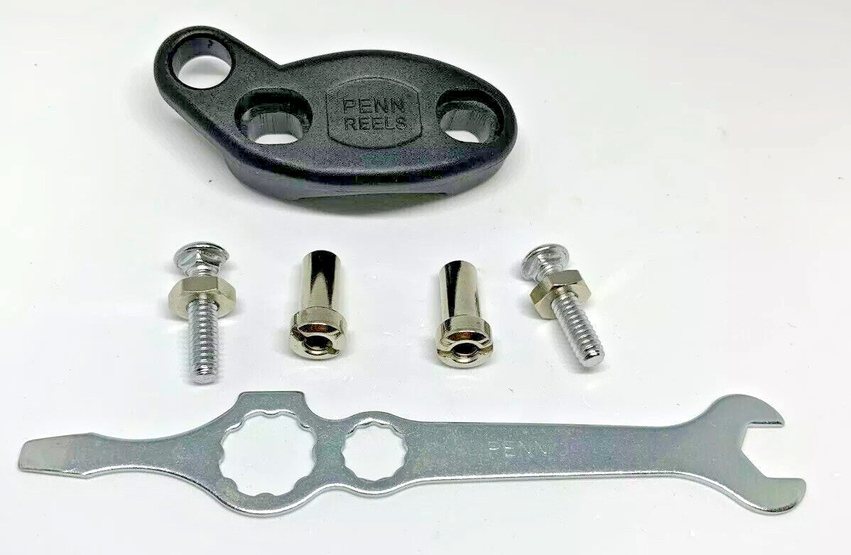 Fishing Reel Clamp with Wrench for Penn Saltwater Reels - Fits 500, 505, 140, 200, 112H, 113H