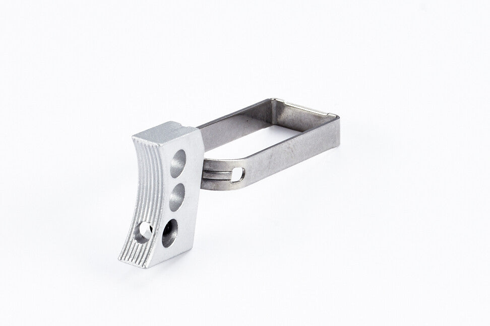 Match-Grade 1911 Aluminum Trigger with Long Pad - Compatible Firearm Part