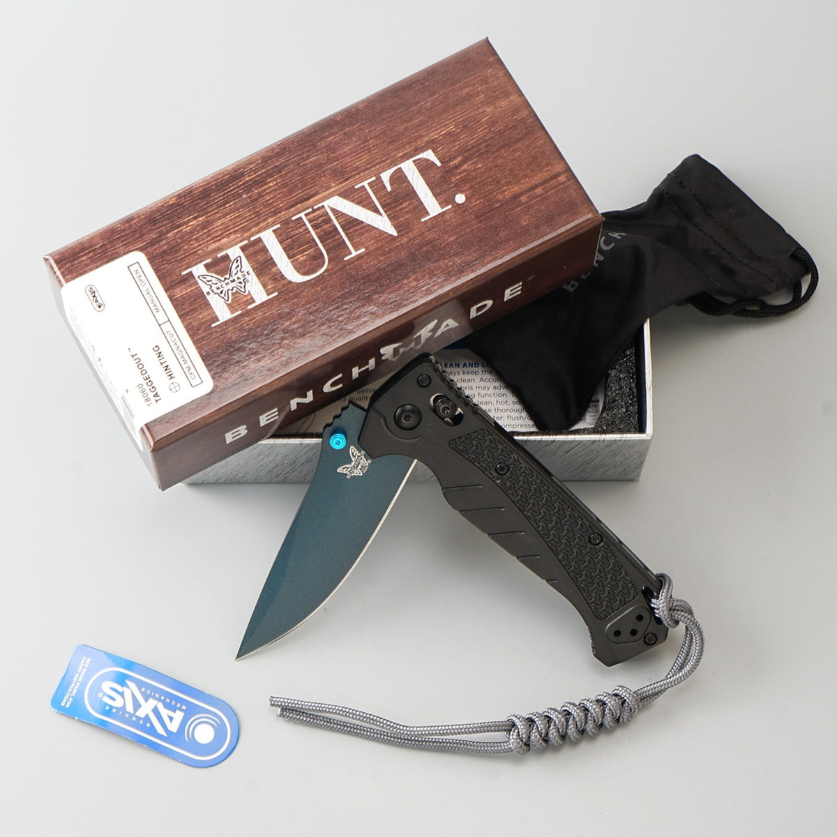 Folding Knife with CPM MagnaCut Blade and Gray Handle - EDC Pocket Knife