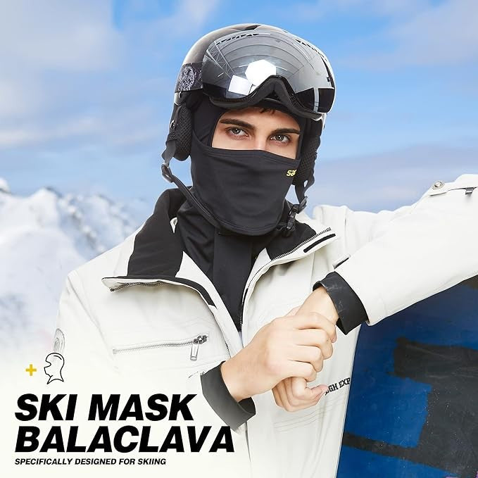 Windproof Ski Mask Balaclava for Cold Weather Winter Sports Men Women