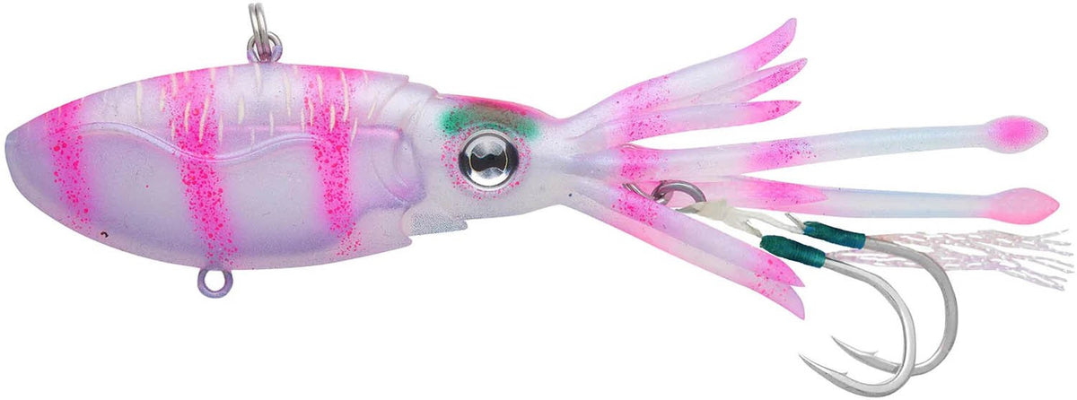 Saltwater Squid Jig Vibe Lure 6 Inch for Casting and Jigging