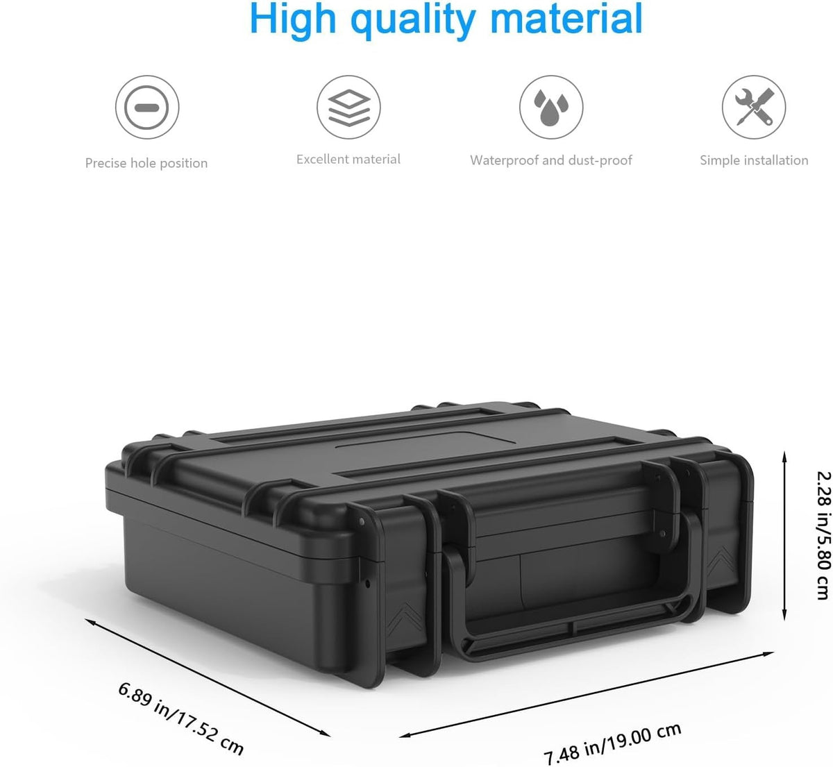 Heavy Duty Waterproof Hard Carrying Case for Garmin Xero C1 Pro Chronograph