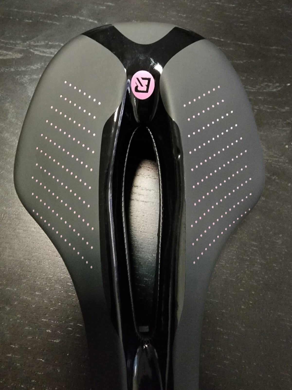 Lightweight Bicycle Saddle with Shock Absorption and Breathable Design - Purple