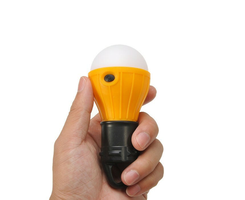 Portable LED Camping Lantern Light Bulb Hanging Tent Light 100 Lumens
