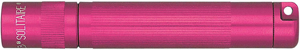 Pink LED Keychain Flashlight AAA Compact Pocket Light