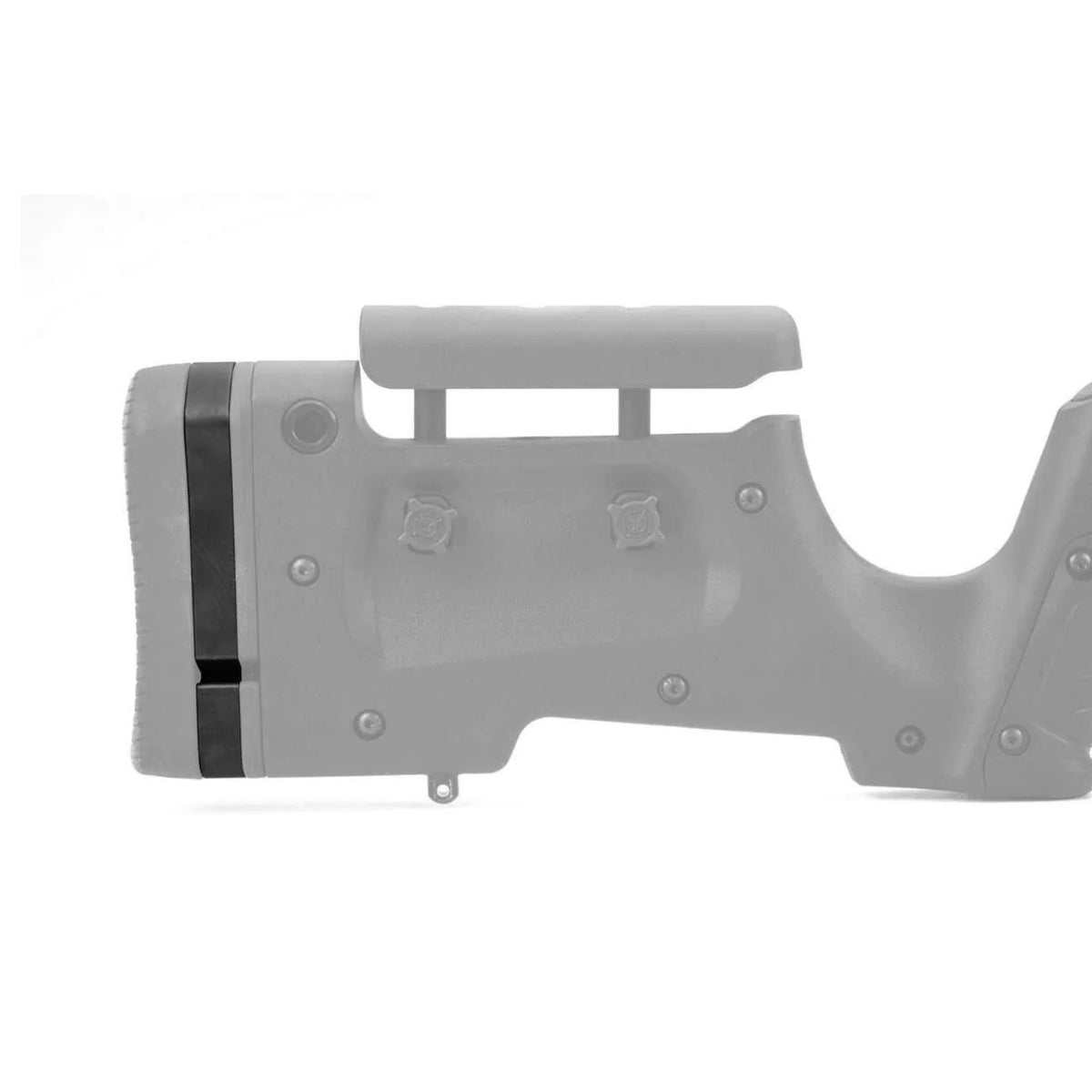 Rifle Buttstock Spacer Weight - Adds 0.8 lbs, Black, Precision Fit