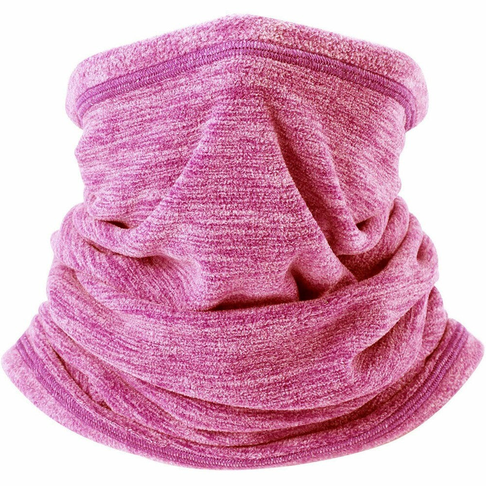 Winter Neck Gaiter Face Mask - Windproof Fleece Scarf for Cold Weather