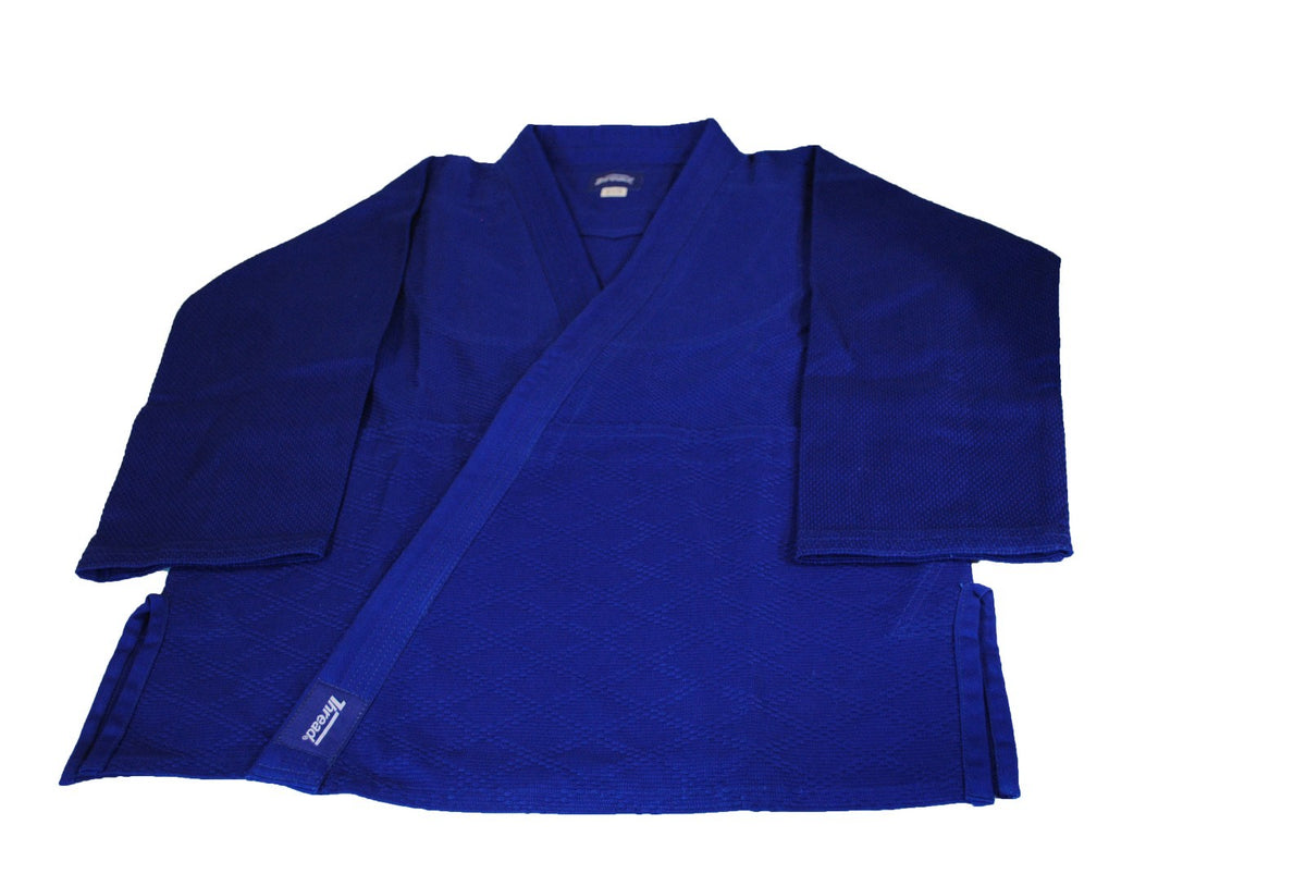Martial Arts Uniform Gi for Judo, Brazilian Jiu-Jitsu, Aikido - Blue Thread