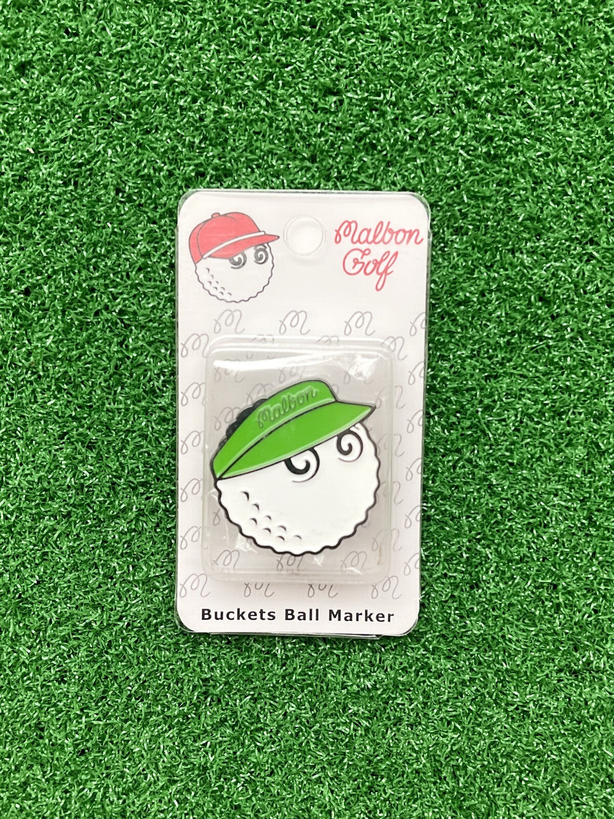 Magnetic Golf Ball Marker with Hat Clip - Malbon Style Assorted Set