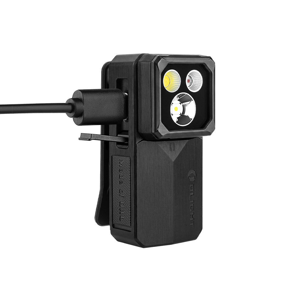 Rechargeable LED Tactical Flashlight with UV, Red, Floodlight & Spotlight - 580 Lumens