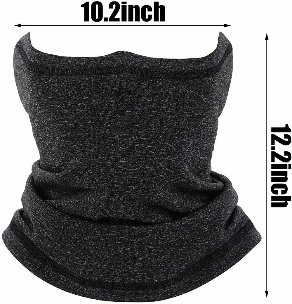 Unisex Winter Fleece Neck Gaiter and Mask for Skiing and Outdoor Activities