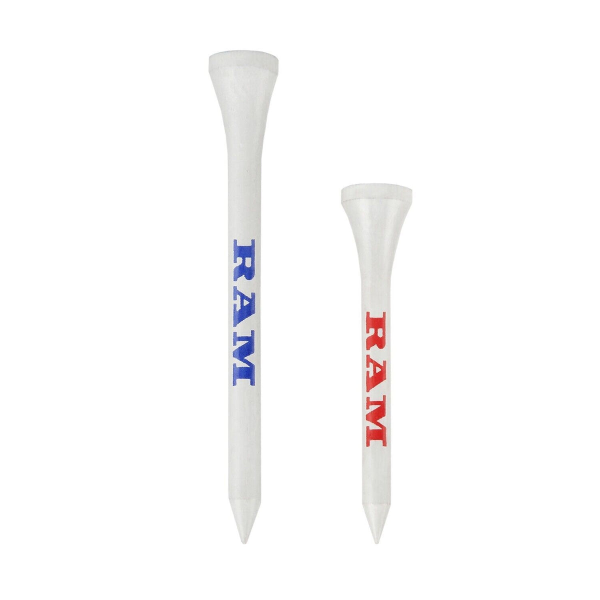Biodegradable Wooden Bamboo Golf Tees - 500 Pack, Multiple Lengths