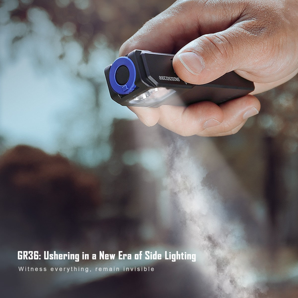 Rechargeable LED Flashlight with UV and Warm Light, 2800LM Long Range Headlamp