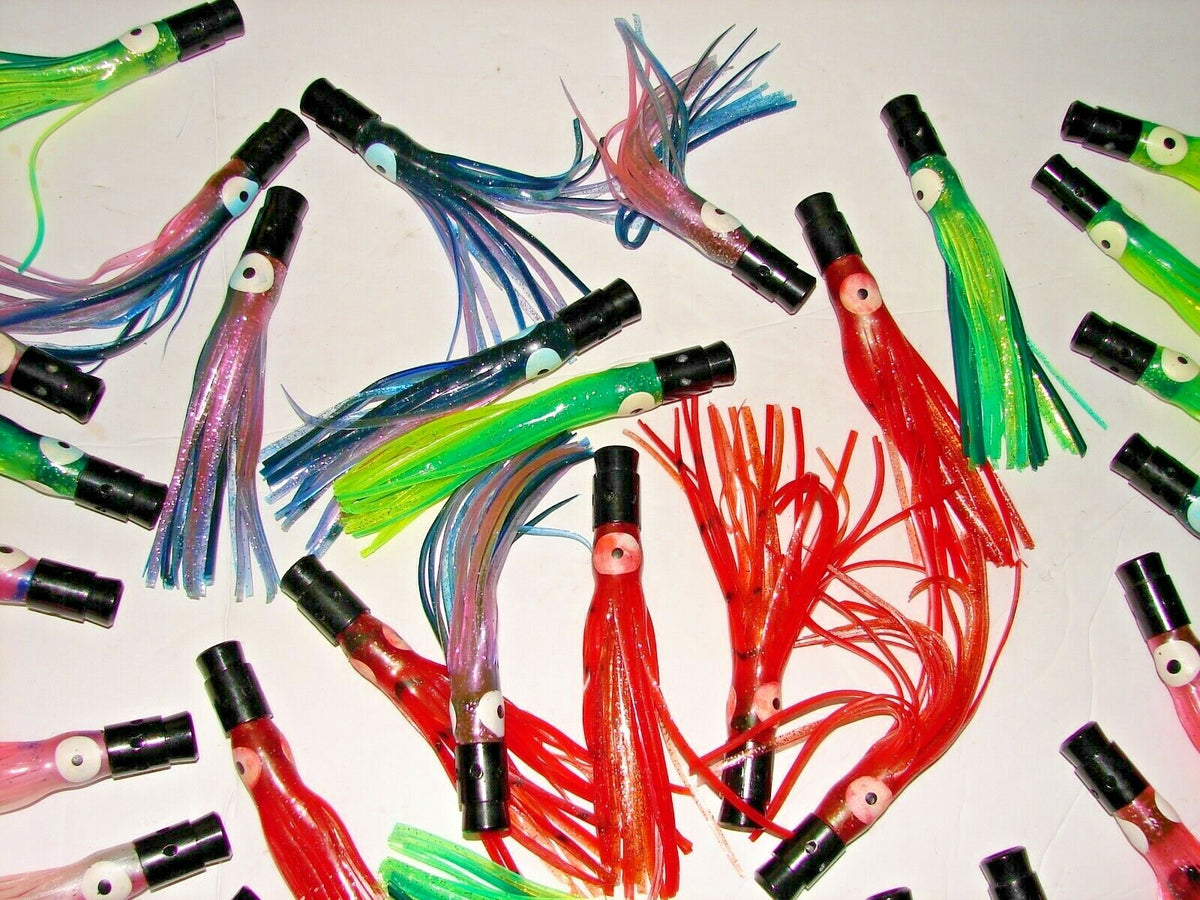 10 Pack Big Game Fishing Lures - Tuna, Marlin, Dorado, Wahoo, Saltwater Trolling