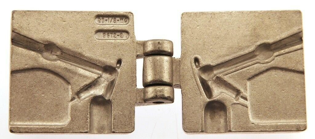 DIY Fishing Sinkers Mold for Power Head Weed Guard Jig 1/8 oz
