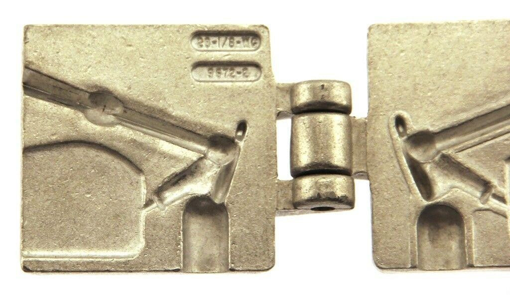 DIY Fishing Sinkers Mold for Power Head Weed Guard Jig 1/8 oz