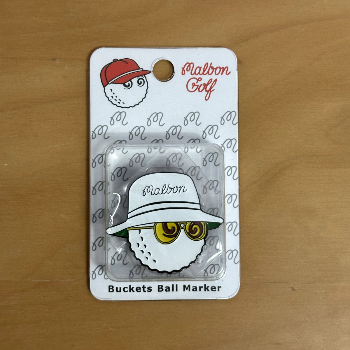 Golf Ball Marker with Magnetic Clip and Bucket Hat Accessory