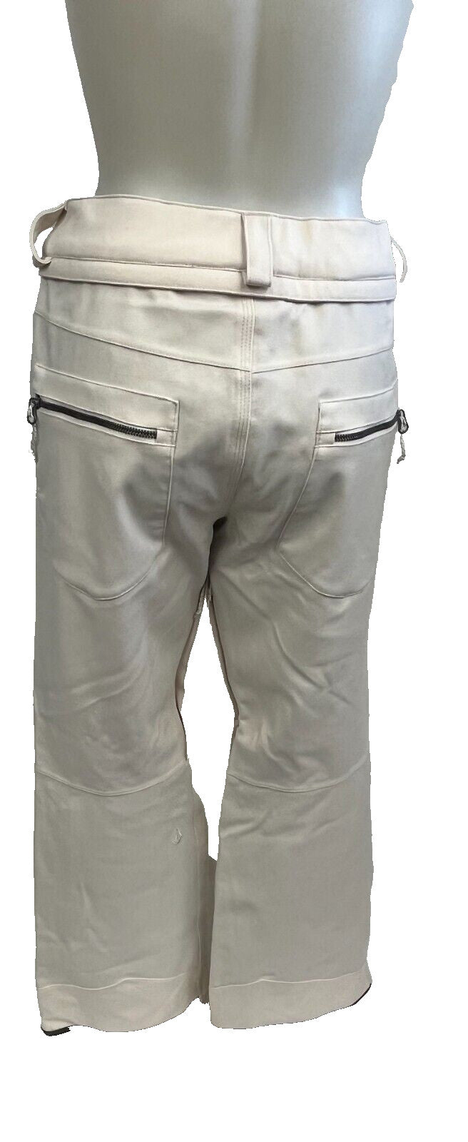 Women's Ski Pants Waterproof Breathable Insulated Off White Size XS or L