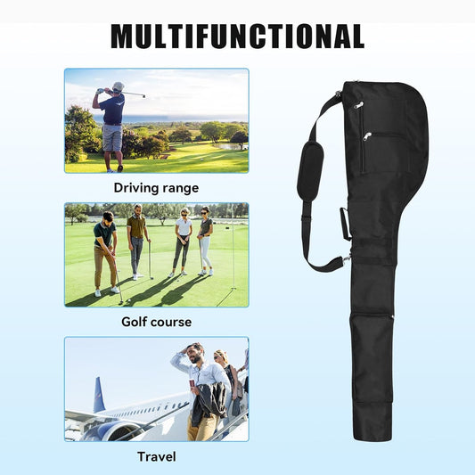 Lightweight Waterproof Golf Stand Bag with Foldable Design for Travel and Carrying