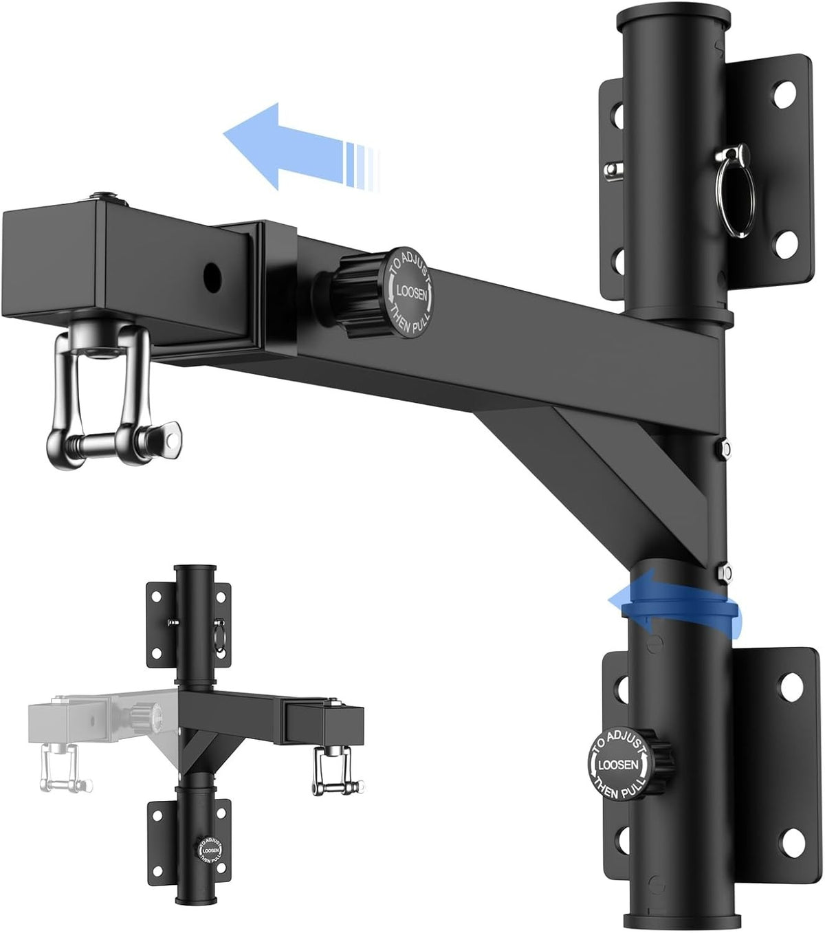 Heavy Duty Wall Mount Punching Bag Hanger Supports Up to 800lb Adjustable Steel Bracket