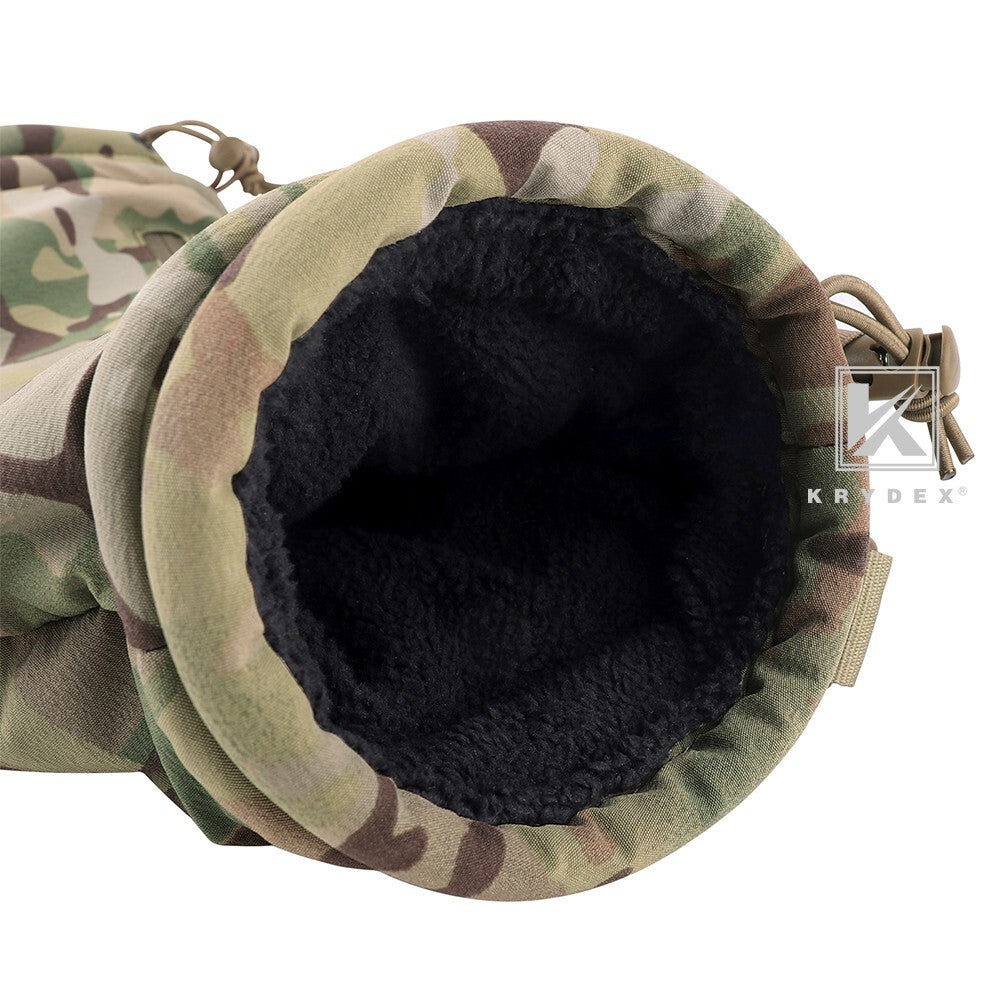 KRYDEX Tactical Soft Shell Hand Warmer Vest with Removable Neck Strap