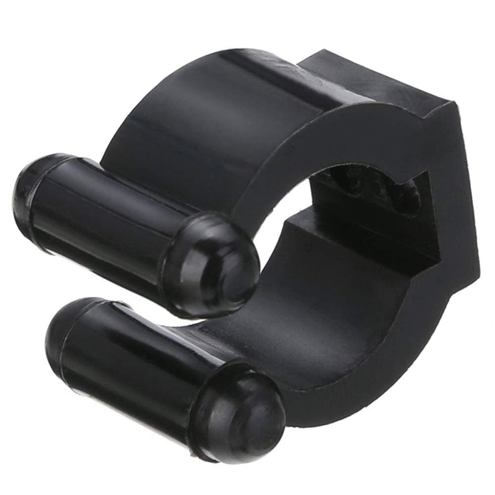 12 Pack Pool Cue Clips for Rack and Rod Holder - Black