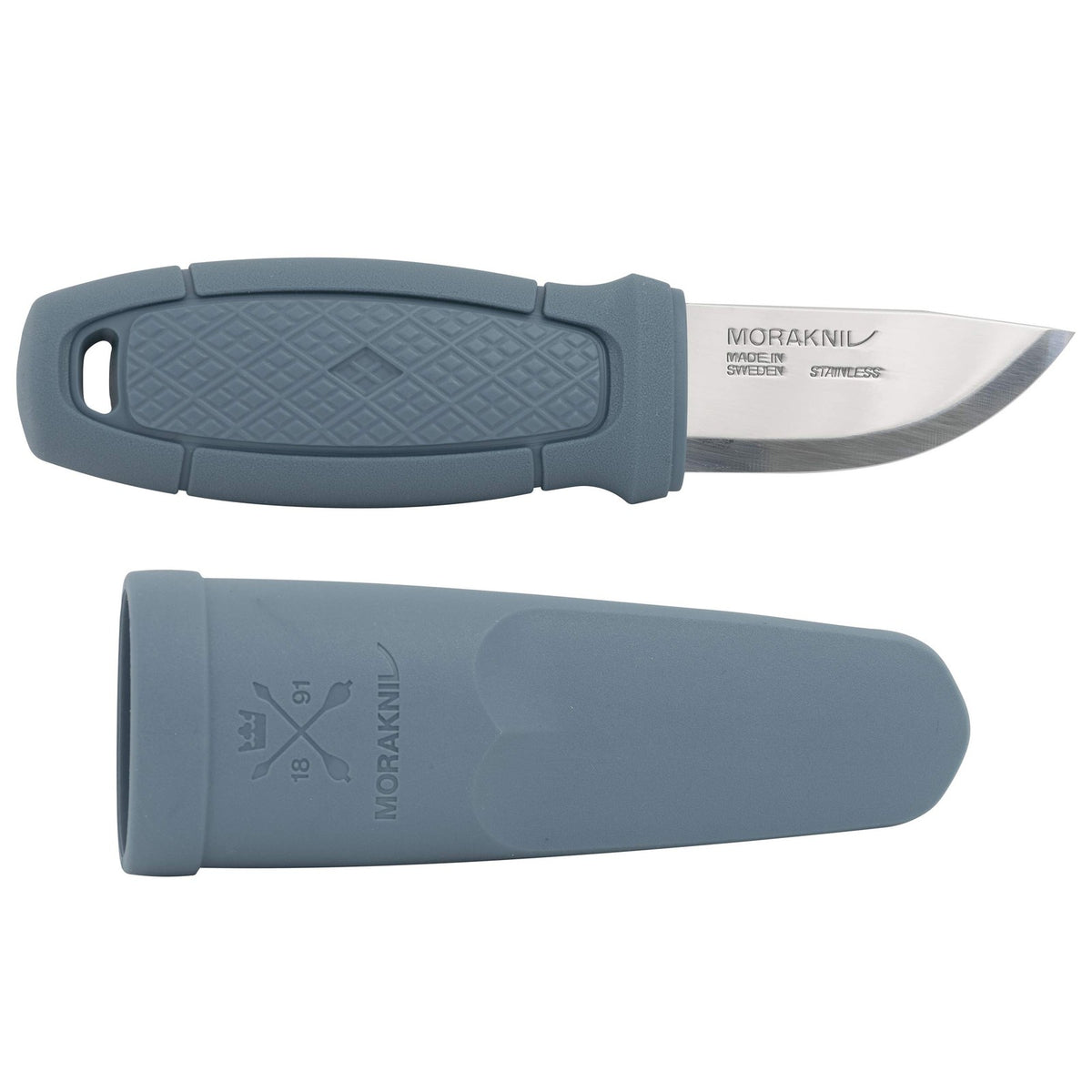 Morakniv Eldris Light Duty Pocket Knife - Dusty Blue, Recycled Steel