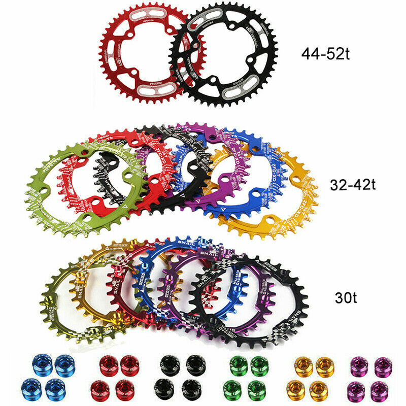 MTB Bike Chainring 30-52T Narrow Wide 104mm BCD Single Crankset