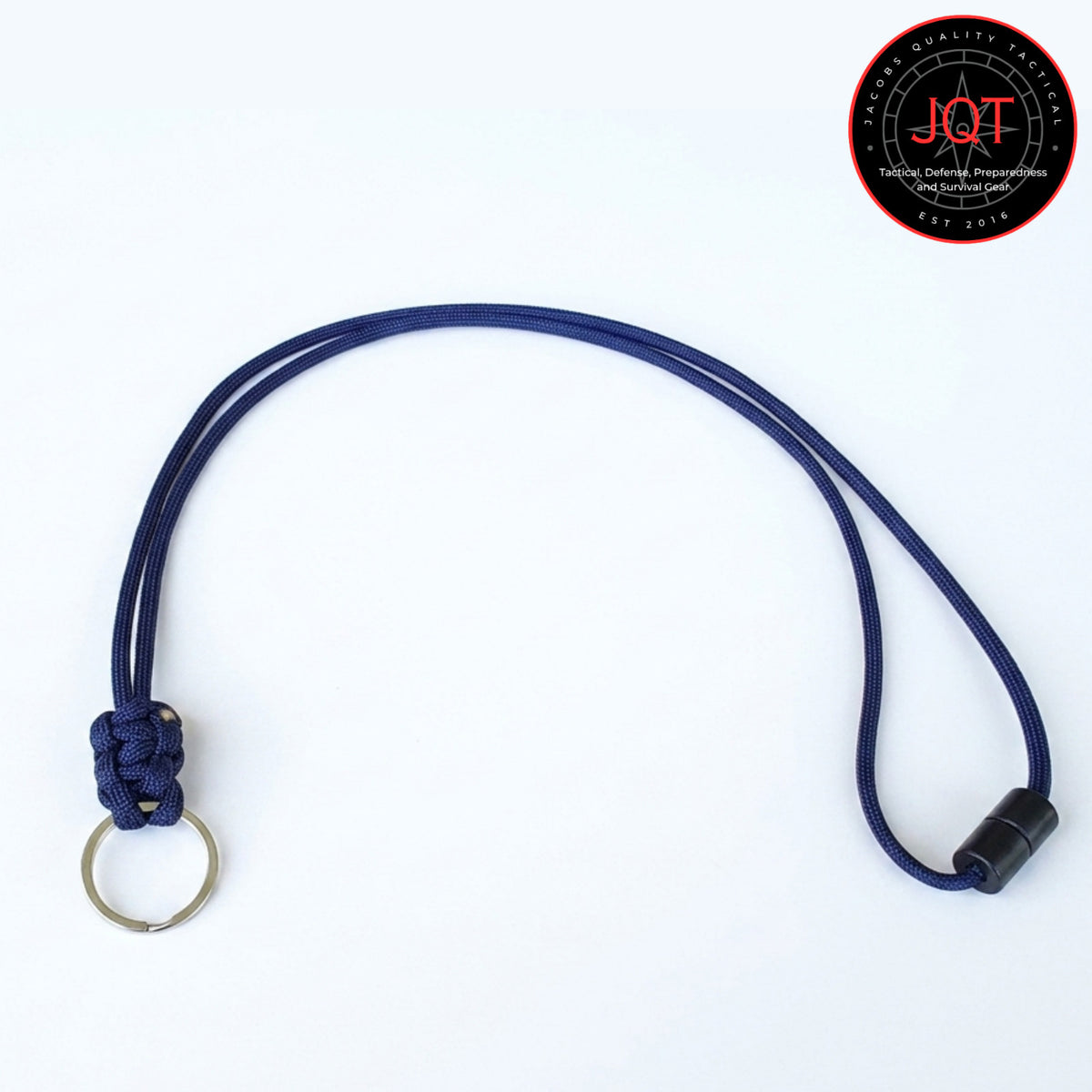 Paracord Neck Lanyard with Safety Breakaway for Keys, Badges, Tools