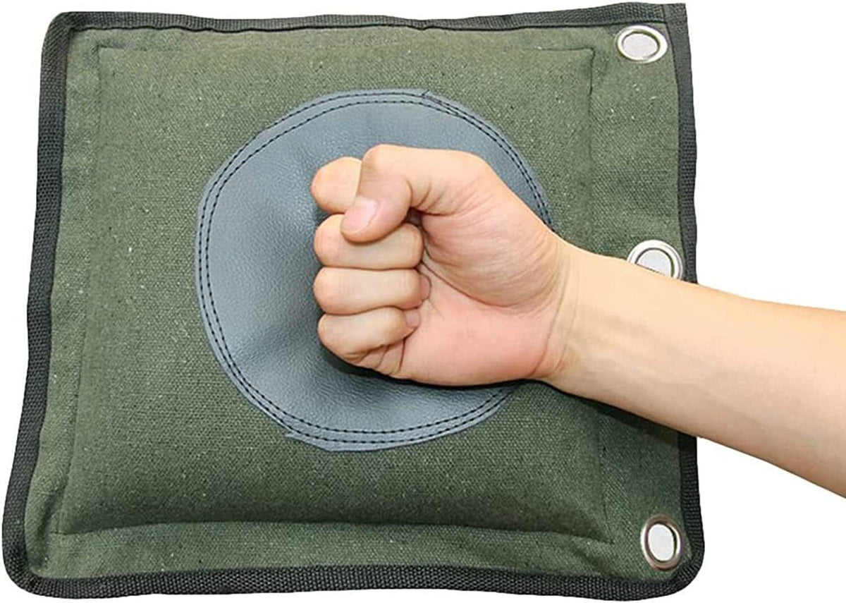 Wall Boxing Punch Bag for Kickboxing & Martial Arts Training - Canvas Leather