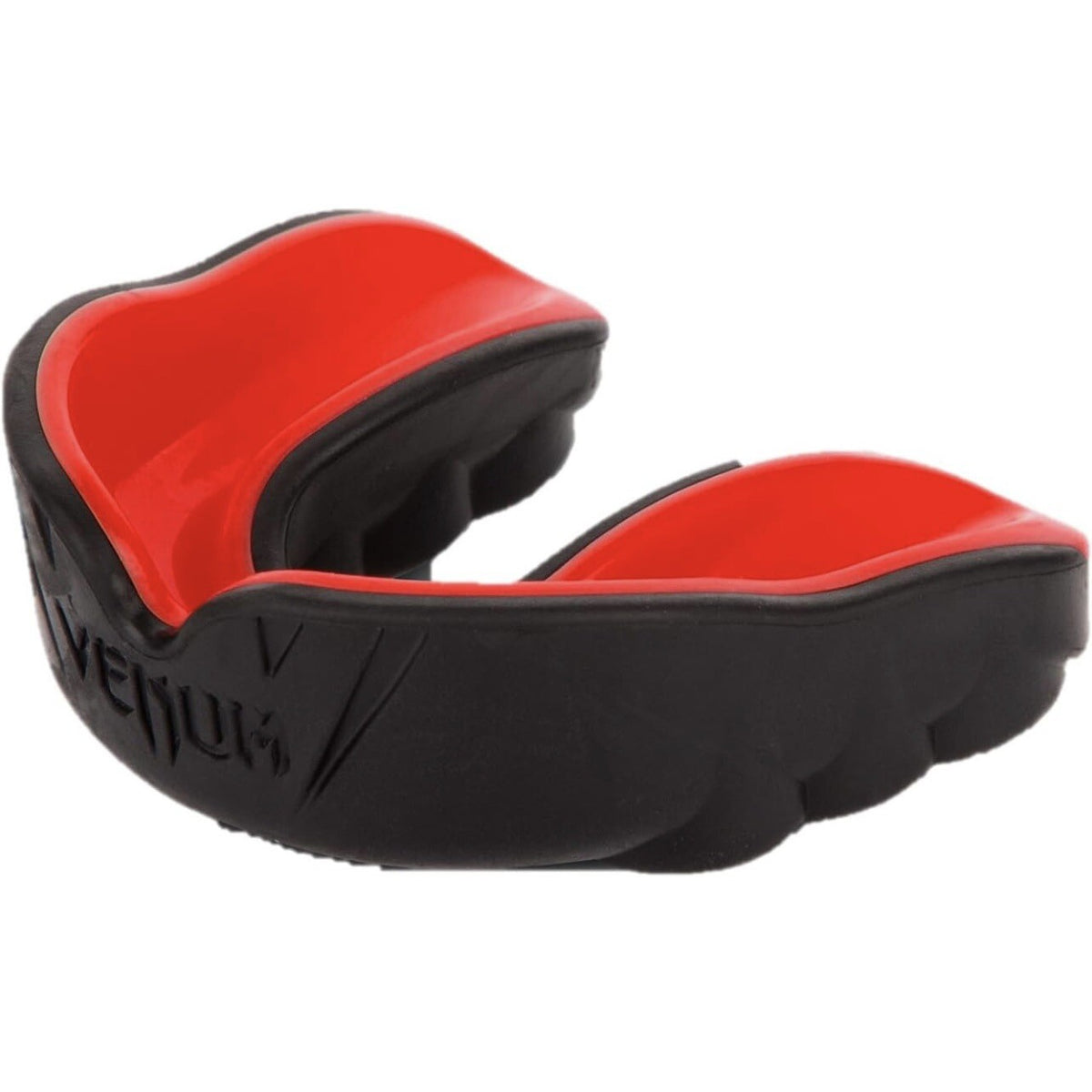 Senior Boxing Mouthguard with Case - Black & Red, Venum Challenger
