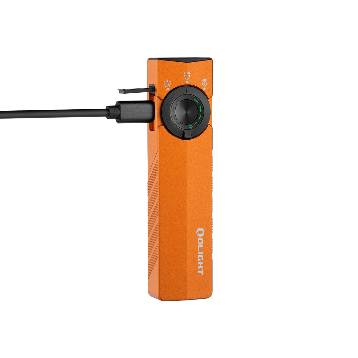3-in-1 LED Flashlight with UV, Red, and White Light - Portable EDC Torch