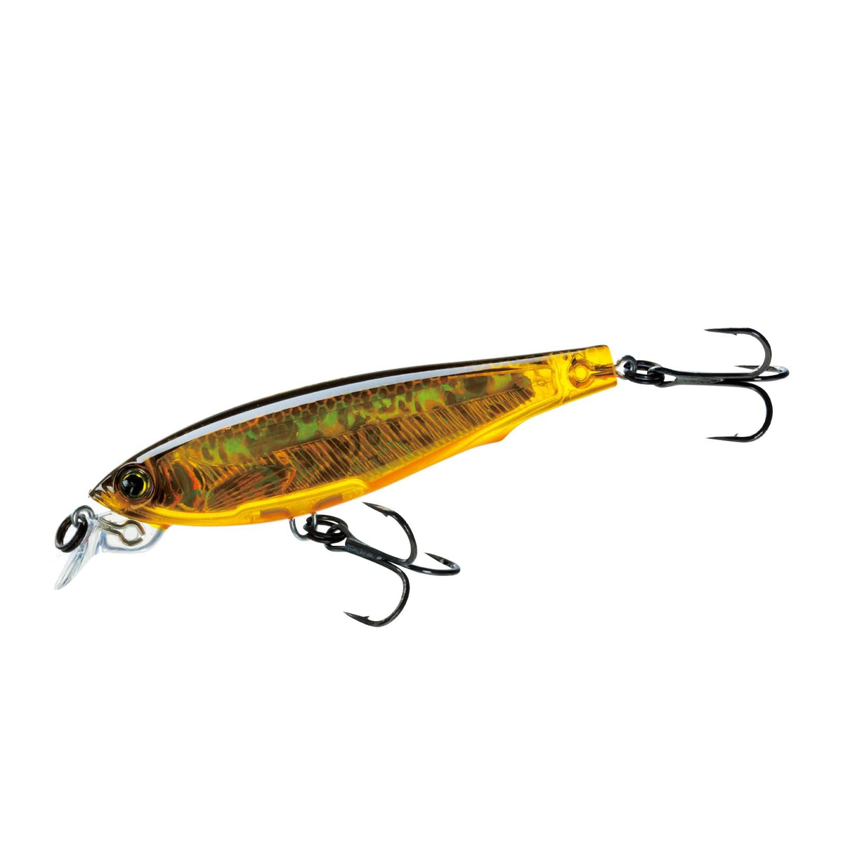 Holographic Gold Black Fishing Lure - 2 3 4 Inch Suspends Minnow Bait