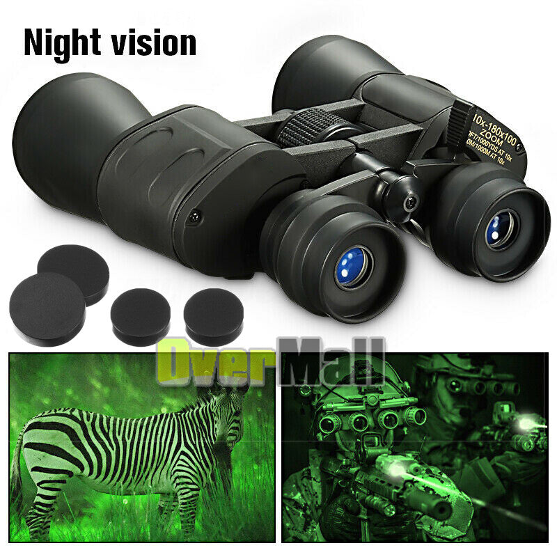 Night Vision Binoculars 100x180 BK-4 Prism Military Hunting Goggles