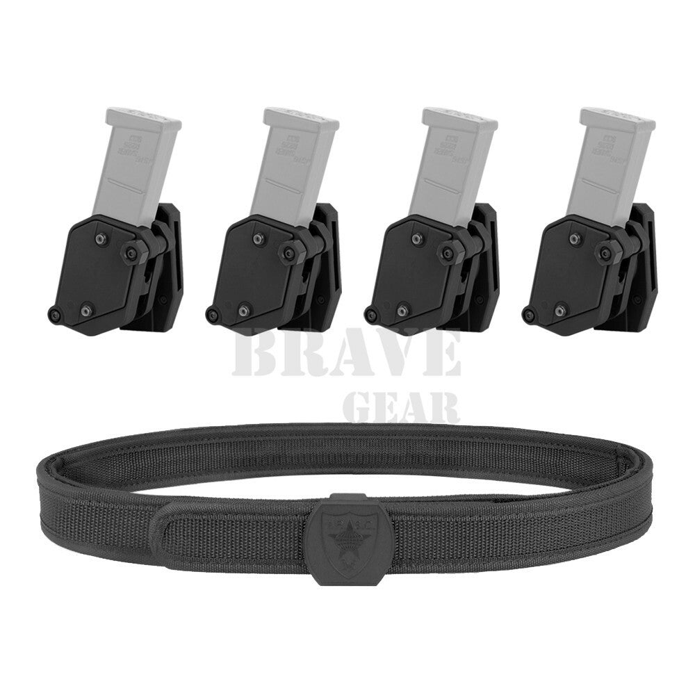 Multi-Angle Speed Pistol Magazine Pouches with Shooting Belt for IPSC USPSA